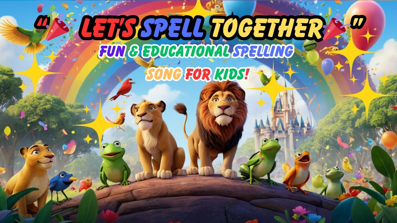 Let's Learn to Spell: Fish, Bird, Frog, Lion and Shark