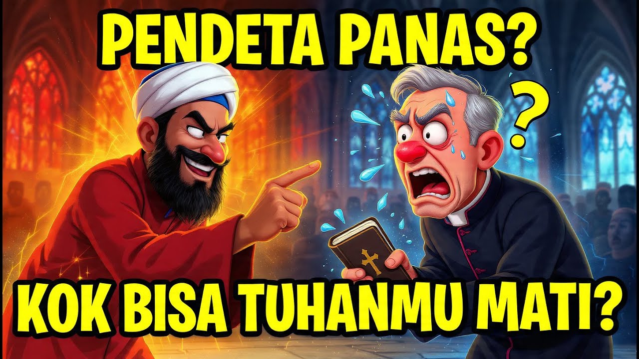 DEBAT PANAS‼️ ABU NAWAS TANYA   SEBELUM YESUS LAHIR SIAPA TUHANMU? KISAH LUCU ABU NAWAS