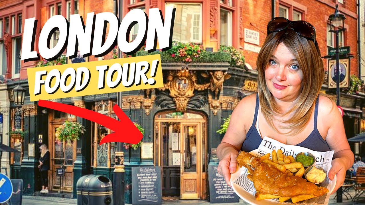 LONDON FOOD TOUR! British Food Is NOT What American’s Think!!