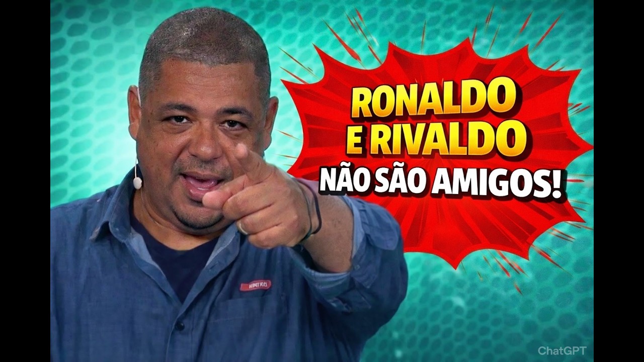 AMIGOS? VAMPETA FALA TUDO SOBRE a RIVALIDADE ENTRE RONALDO e RIVALDO!