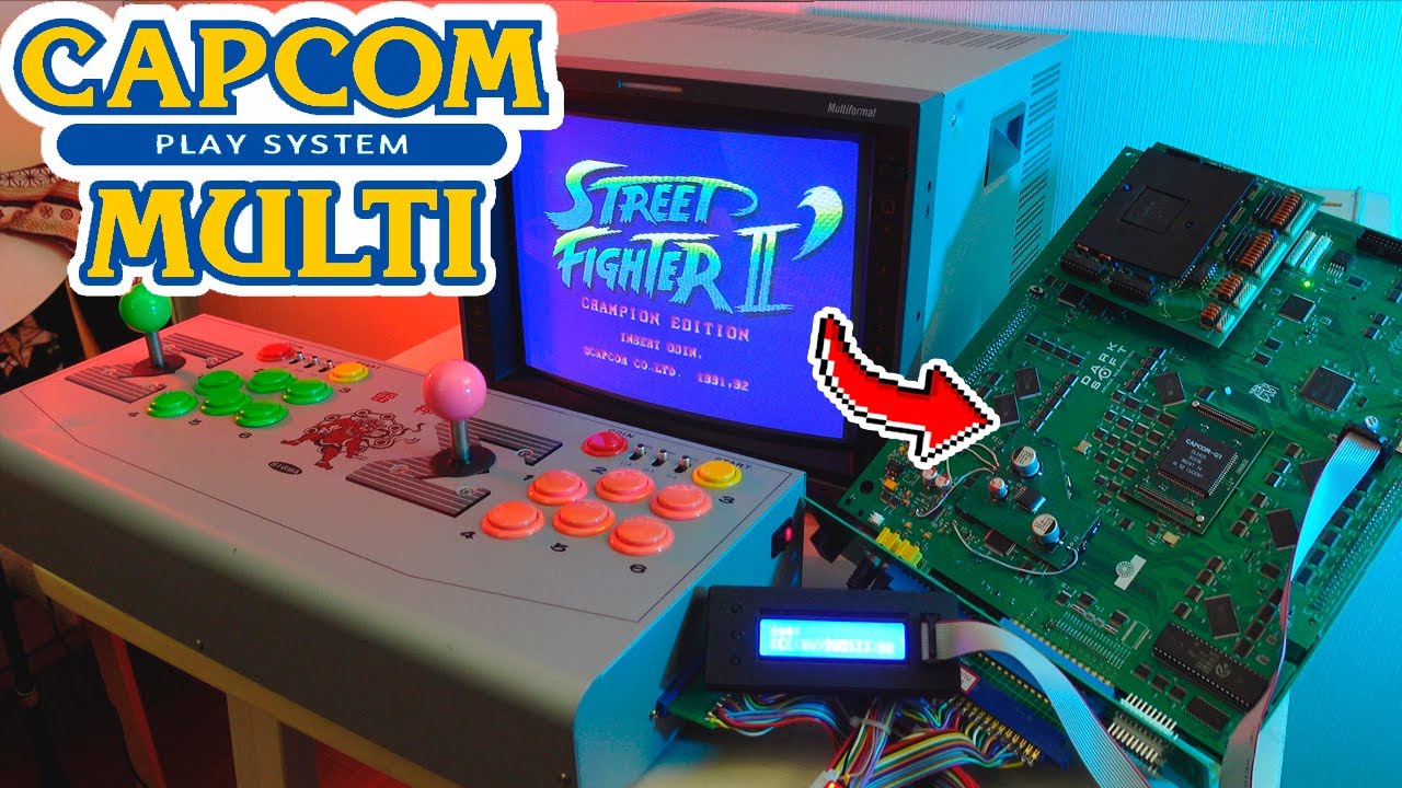 RESTAURÉ esta PLACA ARCADE CHINA de CAPCOM y le puse TODOS los JUEGOS ! | Darksoft CPS1 Multi Review