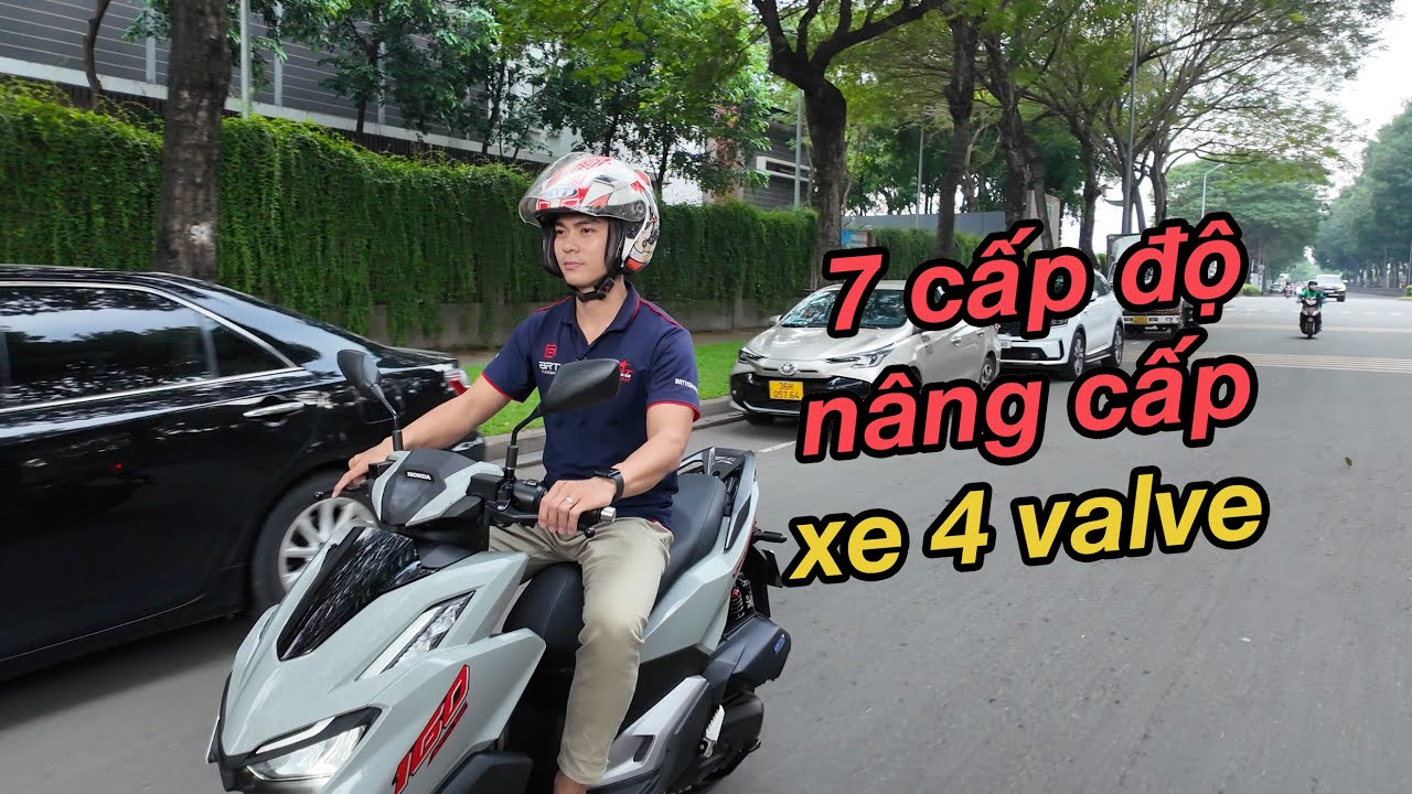 Các cấu hình nâng cấp xe tay ga Honda 4 valve | cảm nhận chi tiết nhất về cấu hình 65+2 Vario 160