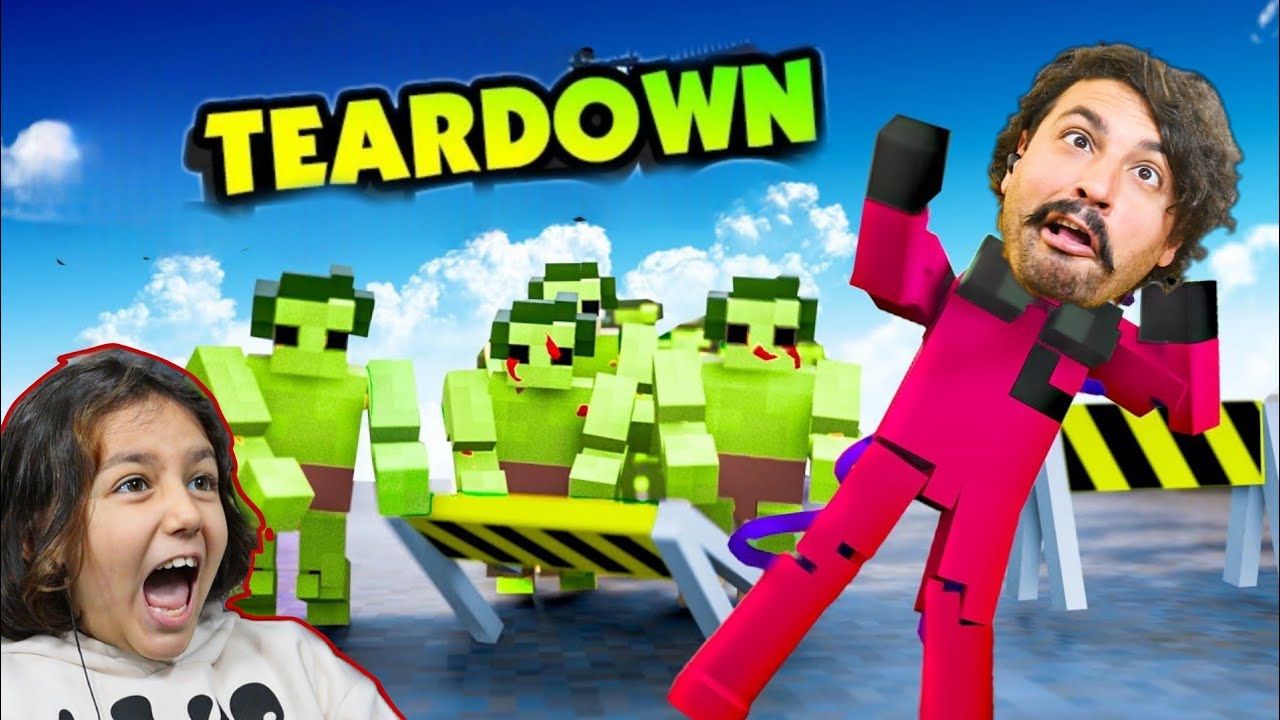 DÜNYAYI ZOMBİLER İSTİLA ETTİ! SPACEX İLE UZAYA KAÇTIK 😄 Teardown Mods