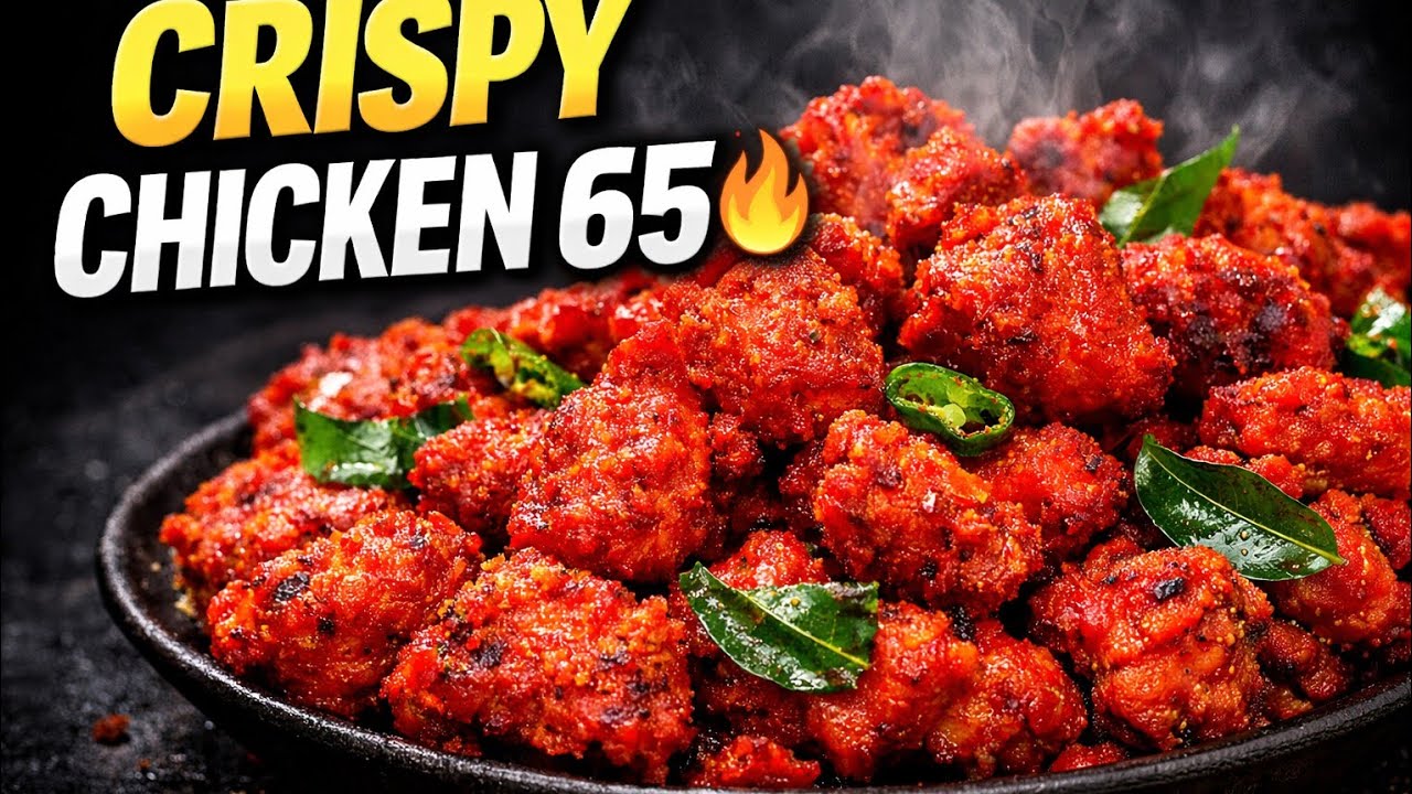 Chicken 65 Recipe | Crispy Spicy Restaurant Style Chicken 65 at Home | Full Cooking Video