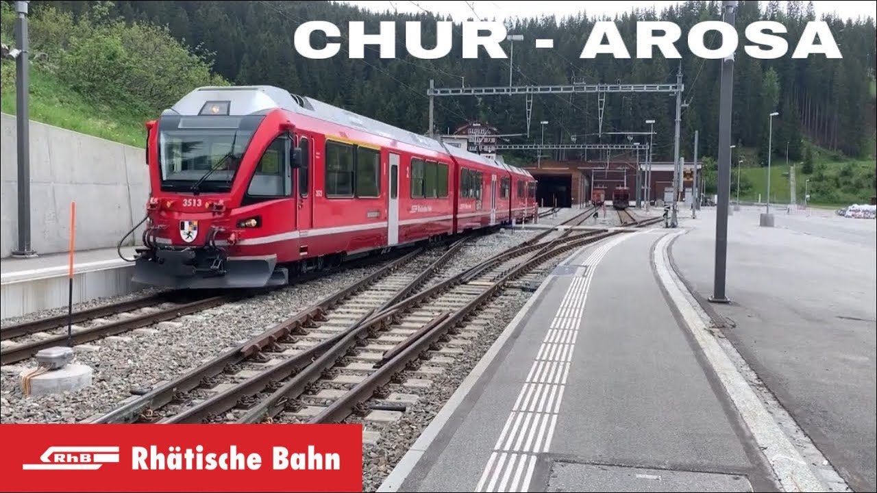 Mit der (Rhätischen bahn) von Chur nach Arosa