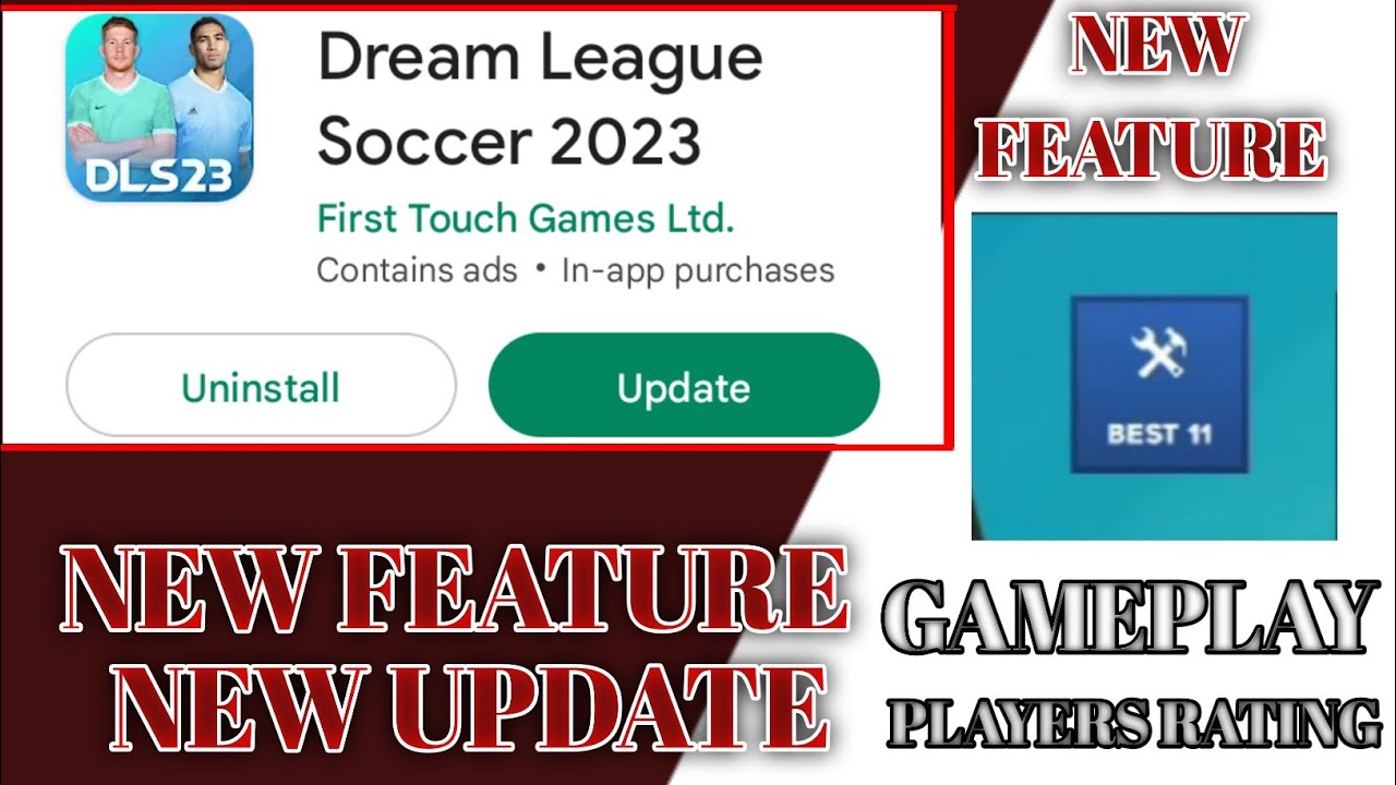 DLS 23 | NEW UPDATE AND NEW  FEATURE IN DLS 23 | DREAM LEAGUE SOCCER 23