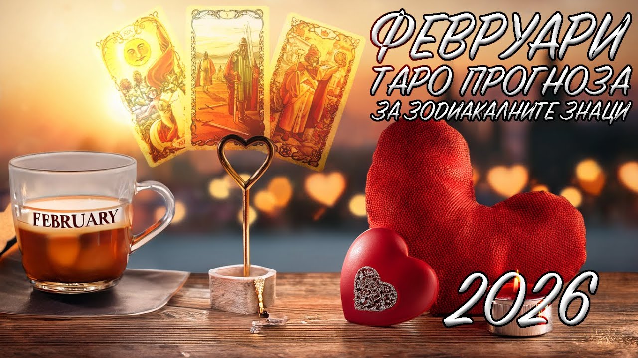 Месечна Таро Прогноза за Февруари 2026та Година за всички зодиакални знаци
