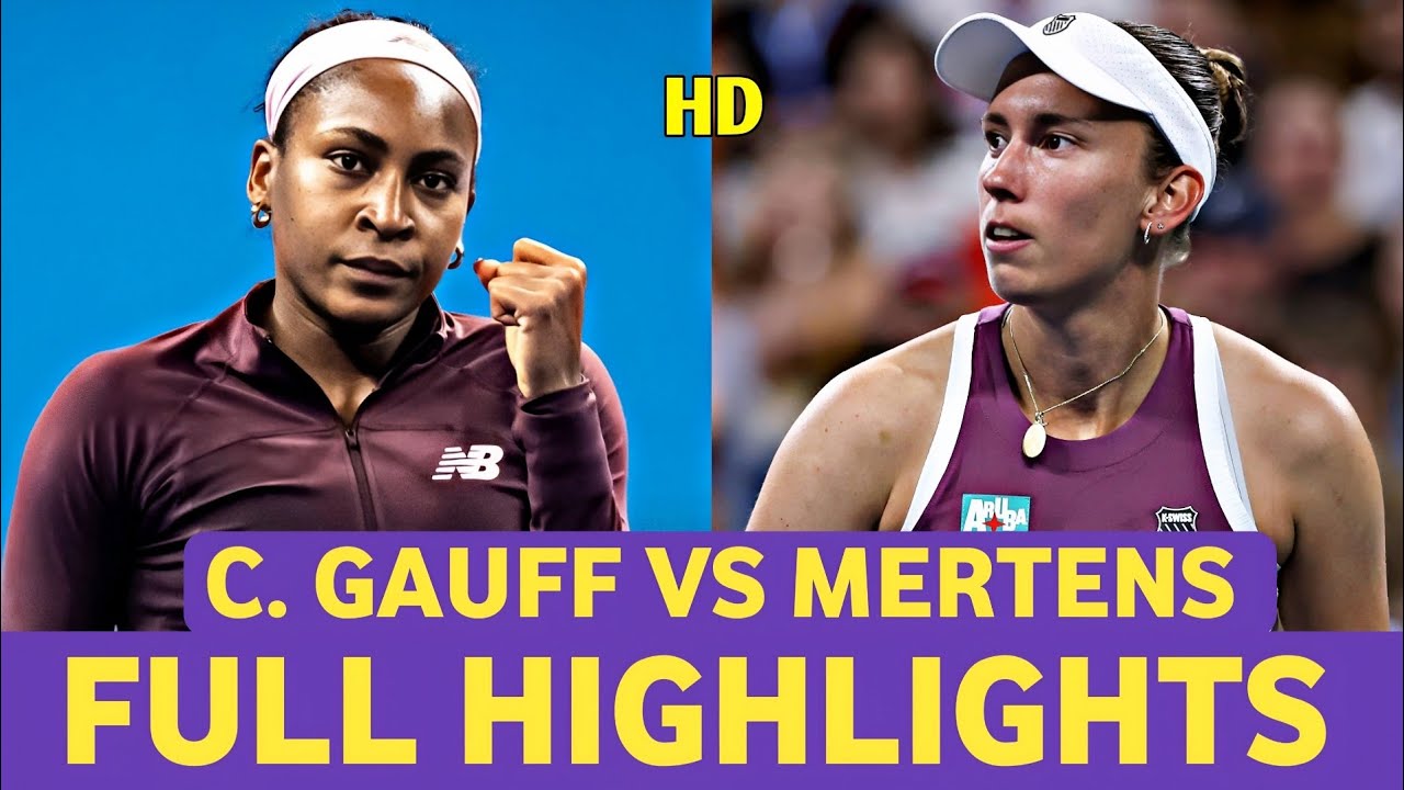 Coco Gauff vs Elise Mertens Lethal Battle Tennis Highlights Today - Before Beijing 2026