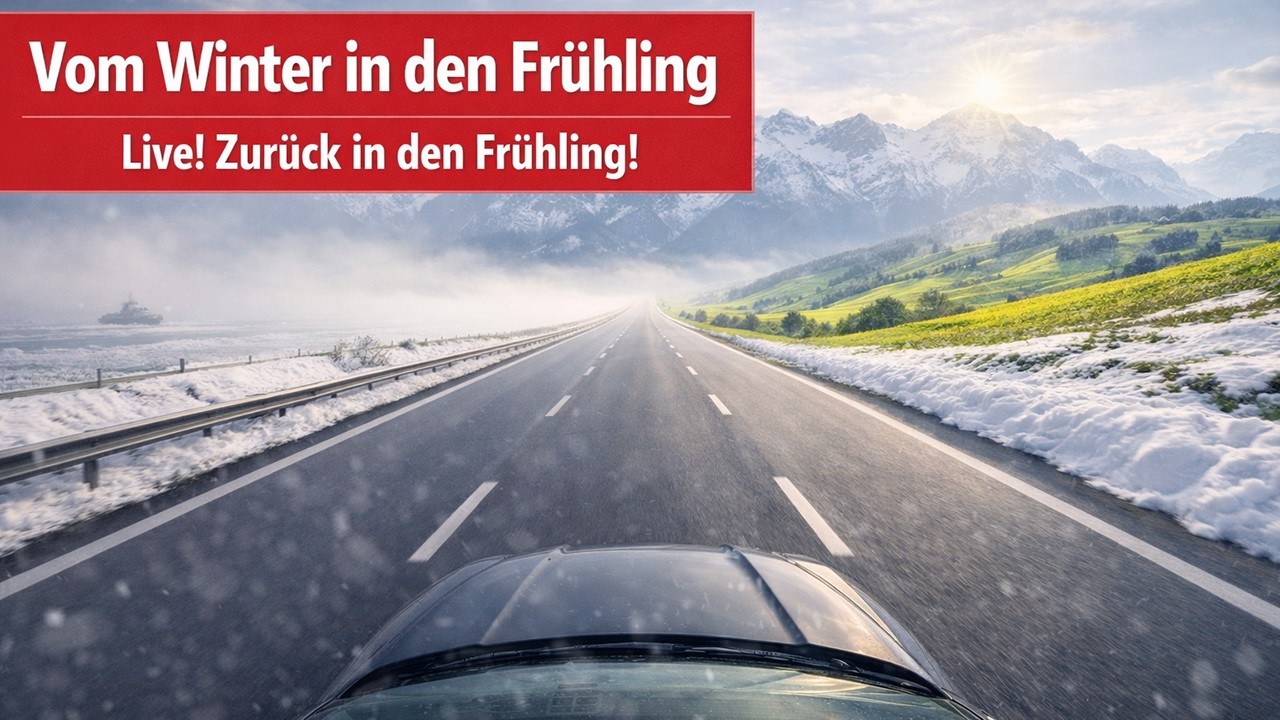 🔴LIVE ❄️ Ab in den Süden! Ab demnächst immer auf - @realUnwetterjägerLIVE #Eis #winter