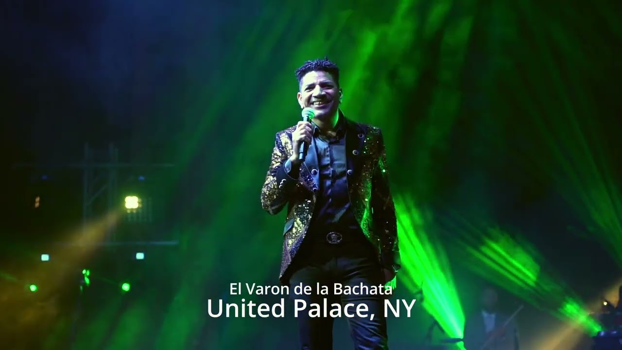 El Varón de la Bachata en el concierto de Joe Veras celebrando sus 25 aniversario de carrera