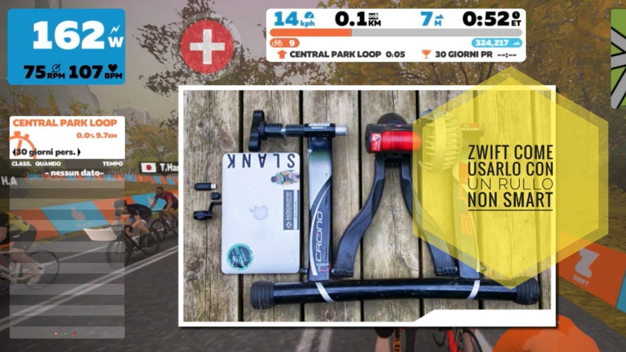COME USARE ZWIFT CON UN RULLO NON INTERATTIVO E NON SMART serve solamente un sensore di velocità