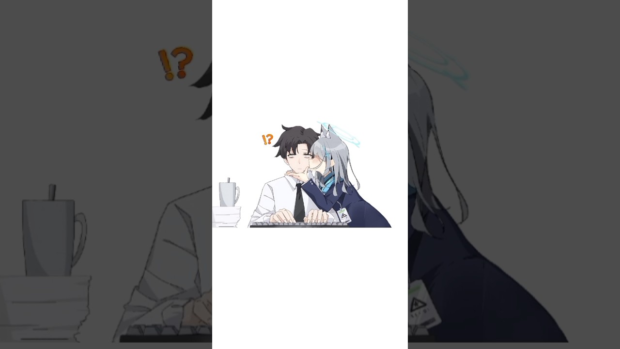 Daily life with sensei #bluearchive #shiroko