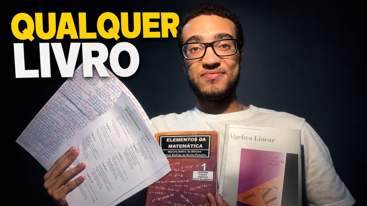 Como EU estudo QUALQUER livro (m&eacute;todo que usei no ITA)