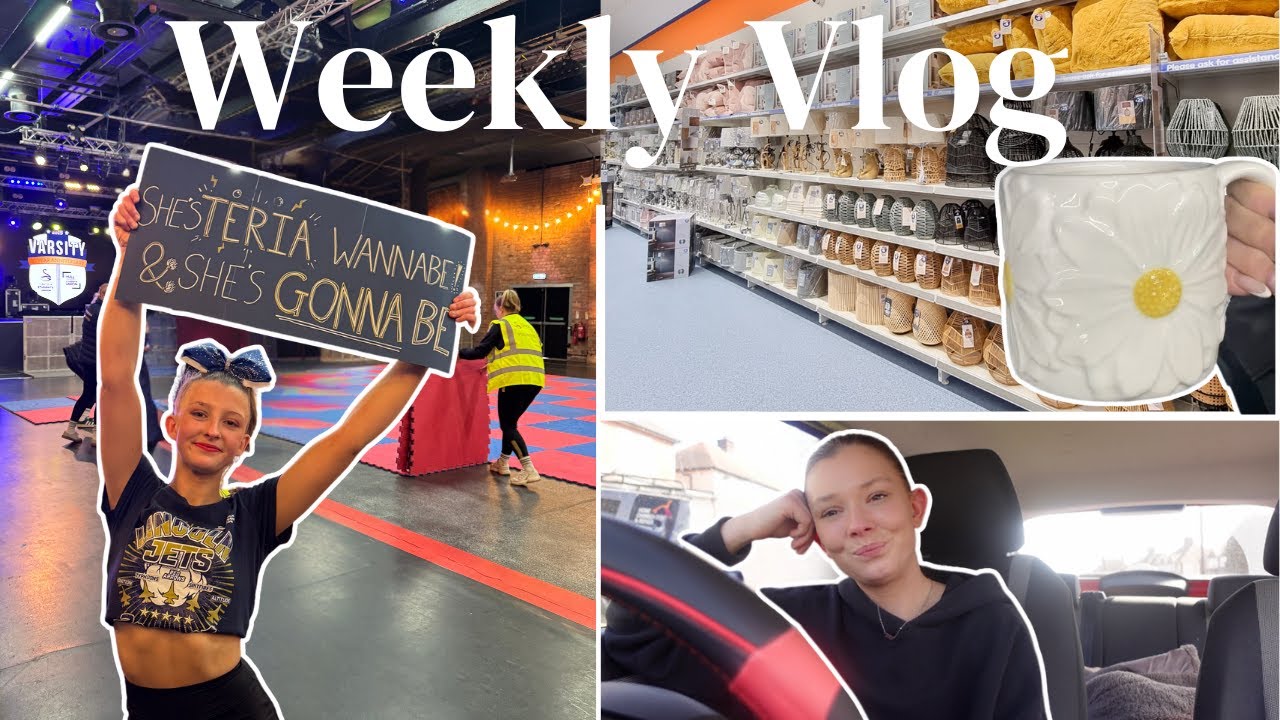 Teria's Cheerleading Varsity 🎉 Shop With Me at M&S 🛍️ Amazing B&M Finds 💗 Heartfelt Life Updates!