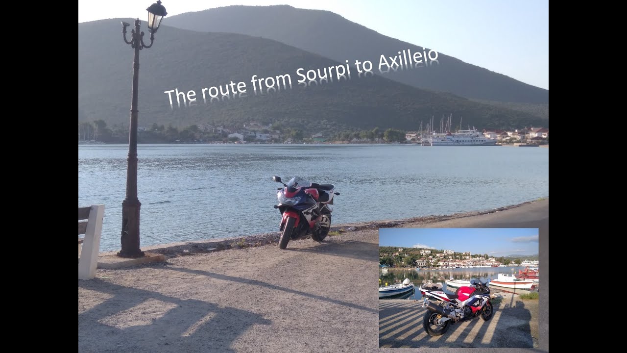 The route from Sourpi to Axilleion! Honda CBR 929RR