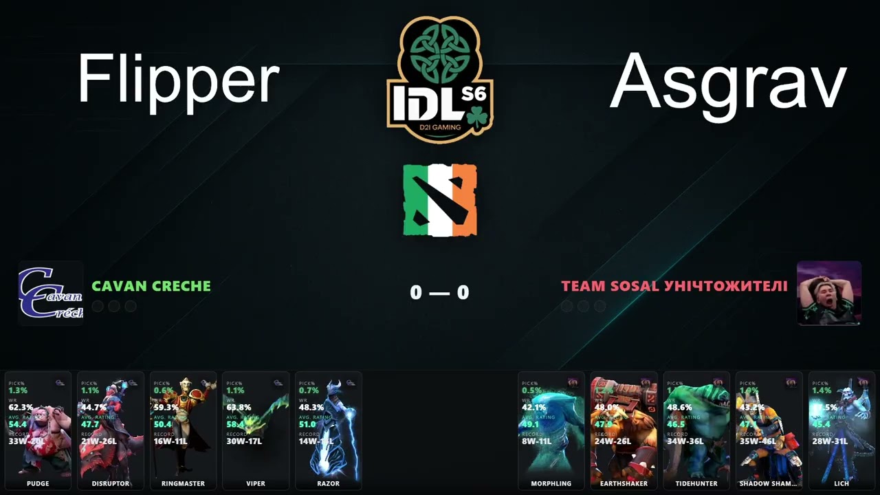 Irish Dota League S6 🇮🇪 Division 1 🔴No Tormentor vs Skiddy's Angels