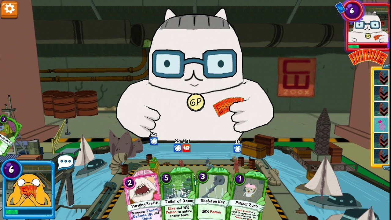 Experimental All swamp VS Dakar's extreme Blue plains team - Card Wars Kingdom