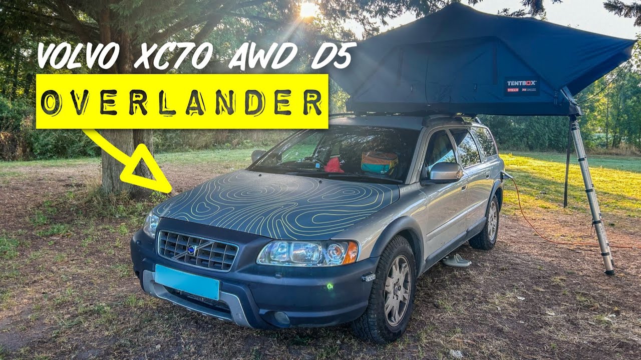 Экскурсия по кемпингу Volvo XC70 Overlanding | Палатка на крыше + выдвижная кухня + подключение к...