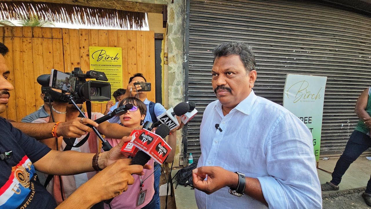 M.L.A. Michael Lobo Issue Statements After Yesterday's Arpora Night Club Fire!!