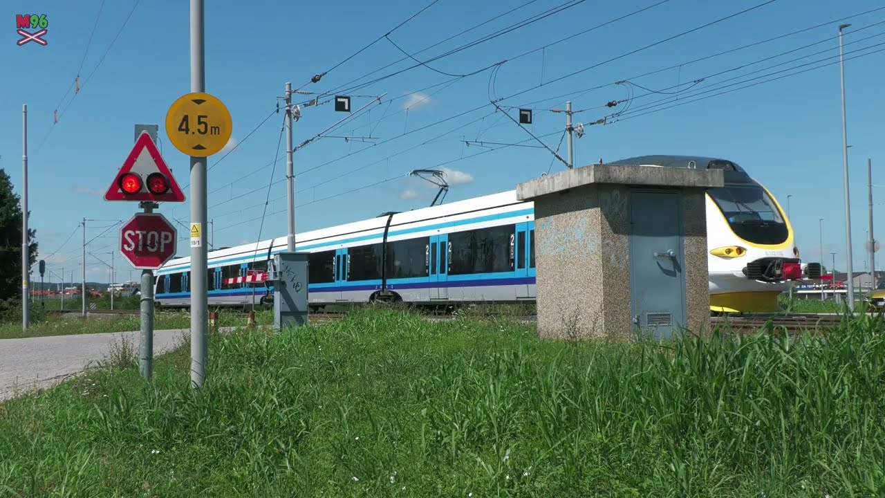 Željeznički prijelaz Zaprešić #1 (HR) - 5.8.2025 / Železniční přejezd / Croatian railroad crossing