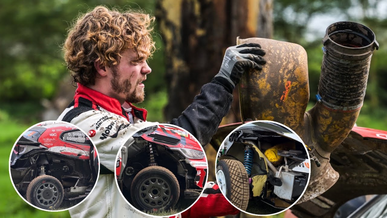 Chaos at Safari Rally Kenya 2026 Day 2! Punctures Hit Solberg, Evans & Katsuta | WRC  CARS BTS