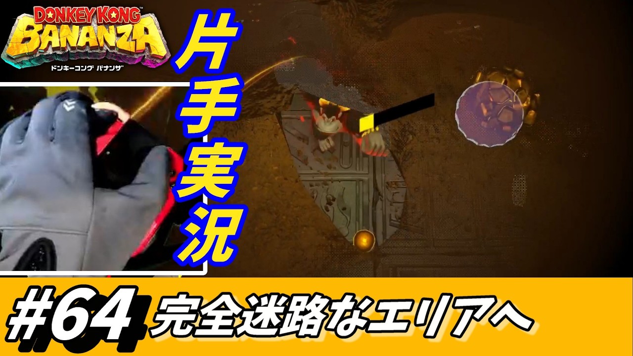 【片手実況】5つ星を集めるため迷路攻略だが迷宮入りとなる⁉︎【ドンキーコングバナンザ】#64