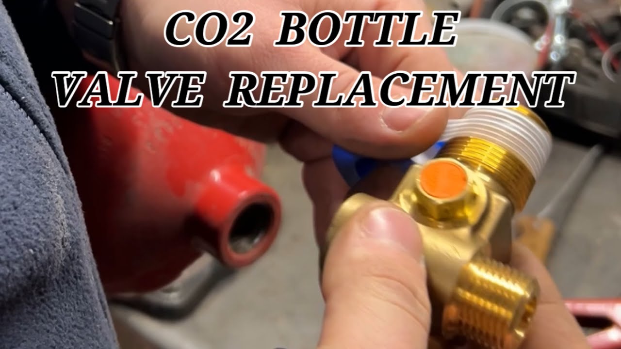 How to Replace CO2 bottle Valve . Fire extinguisher valve replacement