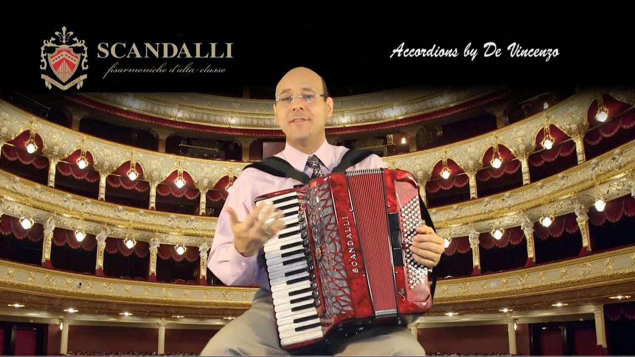 Scandalli AIR I - Demo en Español y Tour Musical por Accordions by De Vincenzo, Miami, Fl. USA