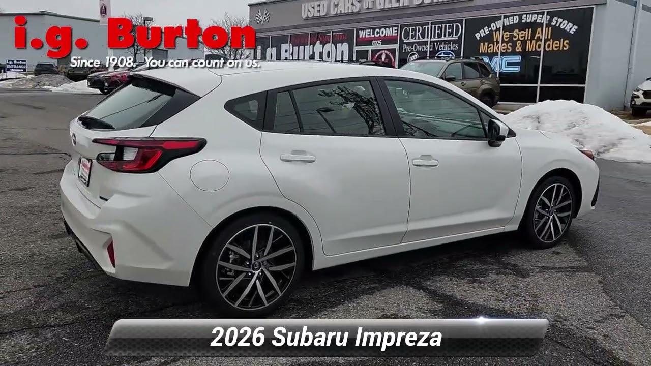 New 2026 Subaru Impreza Sport, Glen Burnie, MD S26-3099