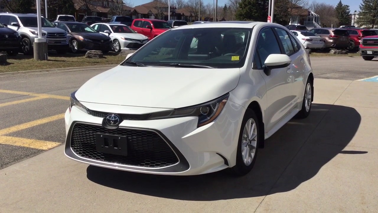 NEW 2020 Toyota Corolla XLE Review Blizzard Pearl 1000 Islands Toyota Brockville