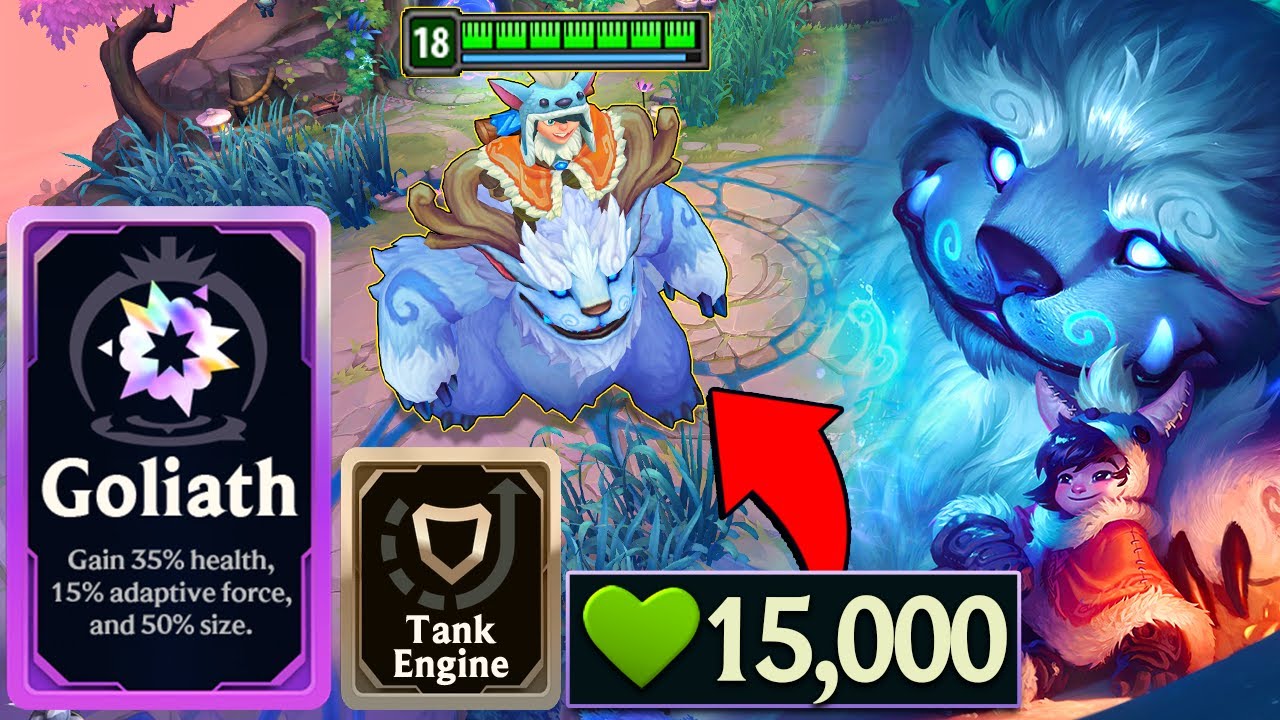 15,000 HP Goliath + Tank Engine Nunu: Infinite Scaling HP & Size | ARAM Mayhem 