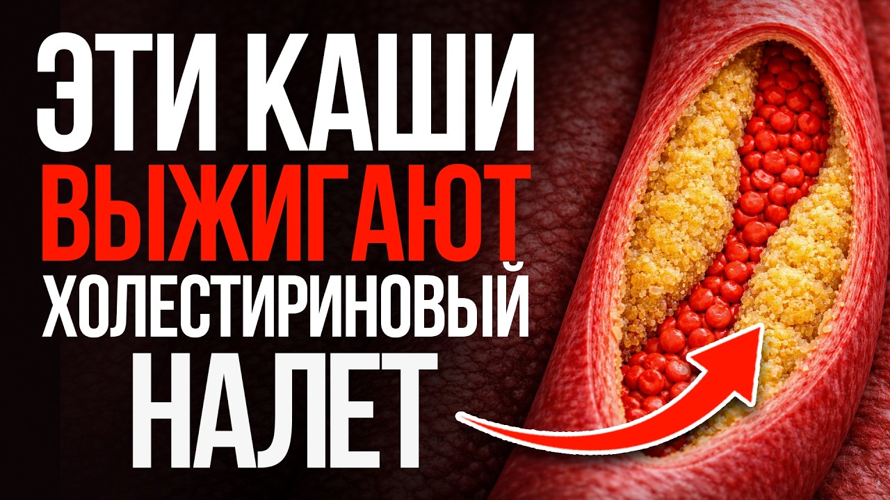 Холестириновый налет выжигается, если есть каши по этому рецепту!