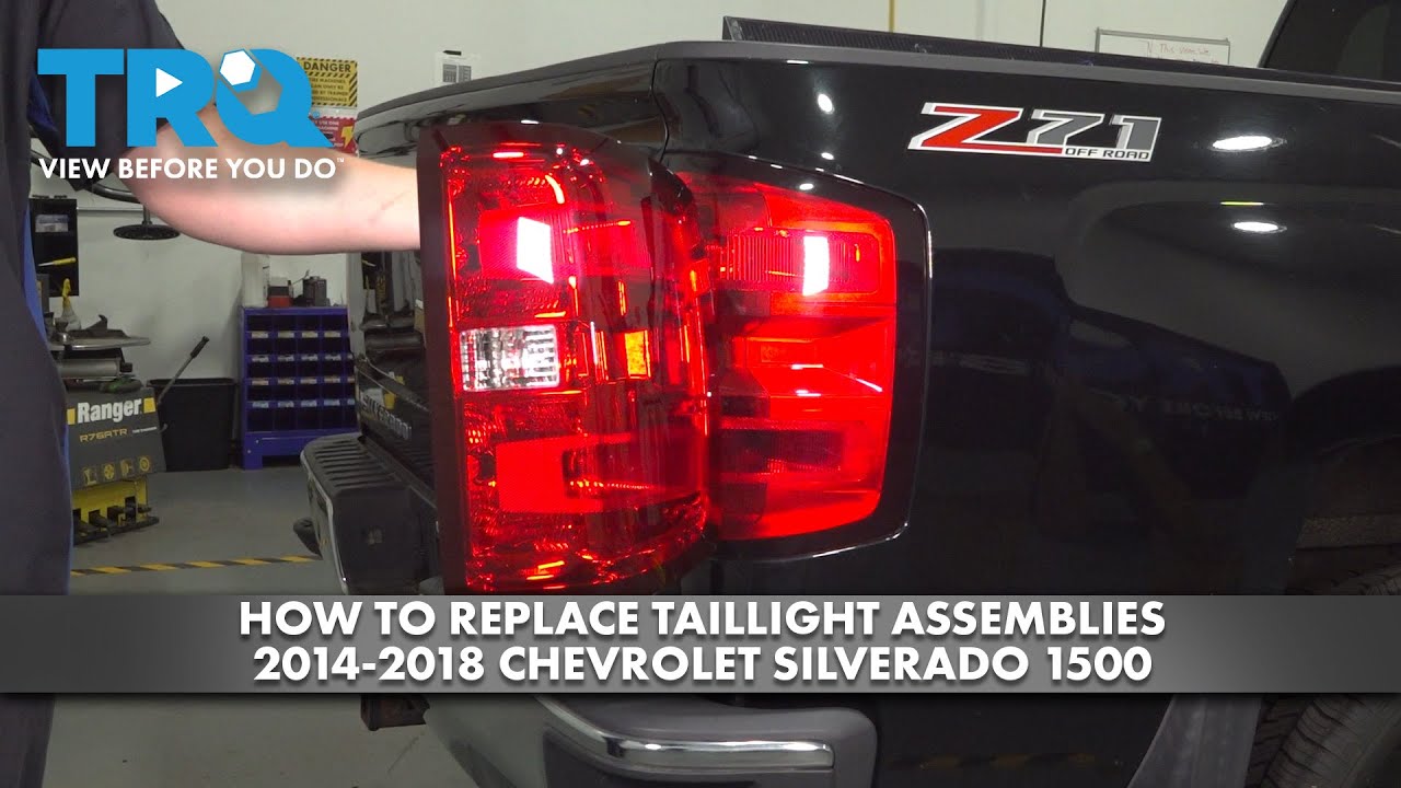 How to Replace Taillight Assemblies 2014-2018 Chevrolet Silverado 1500