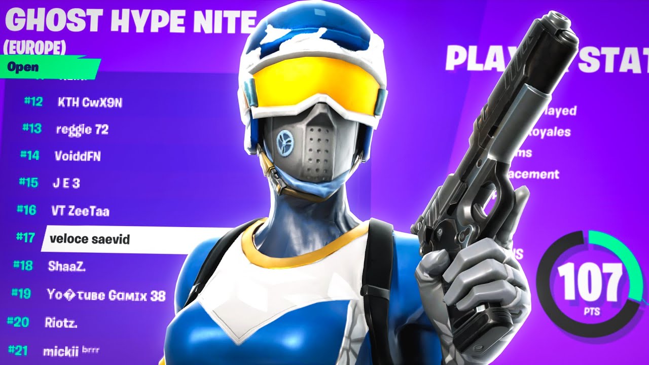 How I placed TOP 20 In SOLO HYPE NITE (107 POINTS)