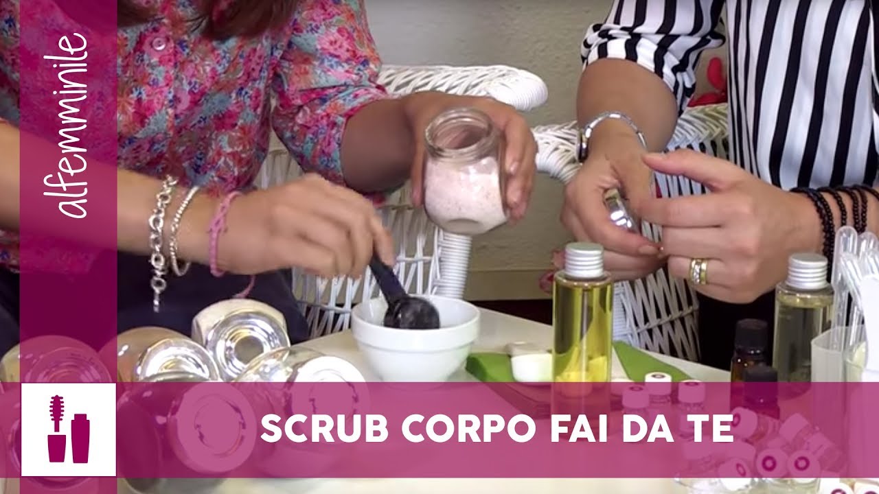 Lo scrub corpo fai da te (bio!)