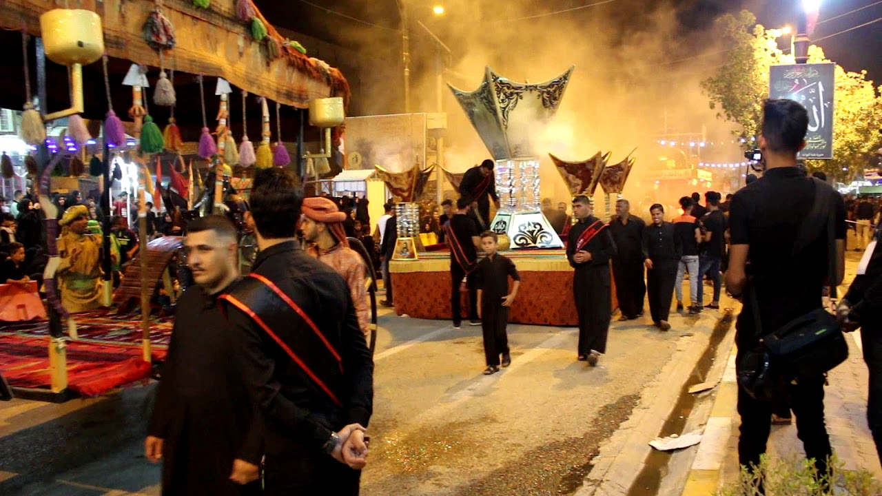 موكب جمهور الديوانيه. يوم ٣ محرم ٢٠١٨.  يوم الجعجعه