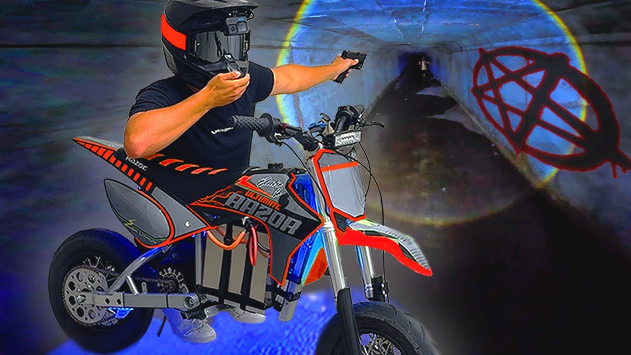I Took My Mini Moto into “The Ghost Tunnel”