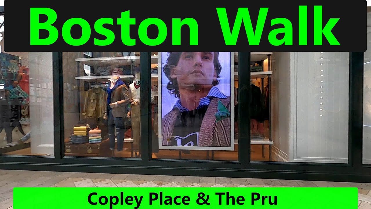 Boston Walk: Copley Place & The Pru