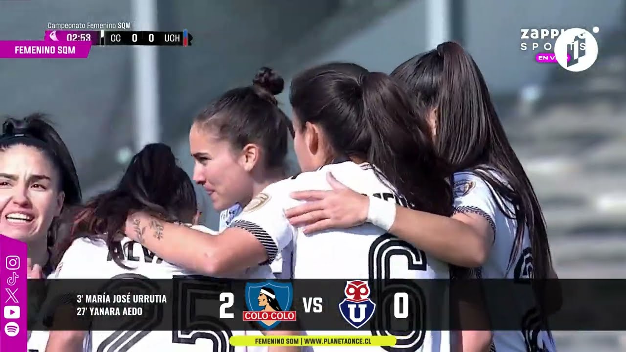 #ResumenP11 Colo-Colo 2-0 U. de Chile Fecha 16 2R Femenino SQM 06-07-2024 COMPACTO COMPLETO