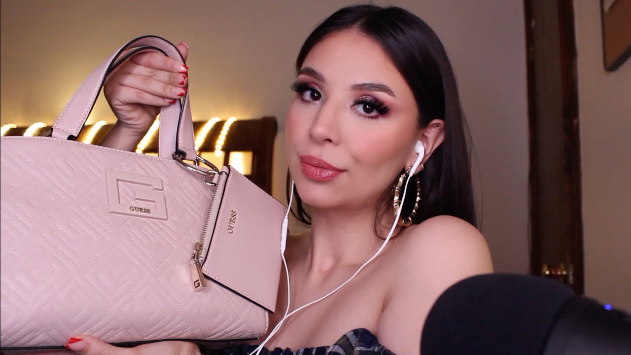 ✨ASMR✨ ¿que hay en mi bolso? | tapping sounds | scraching sounds