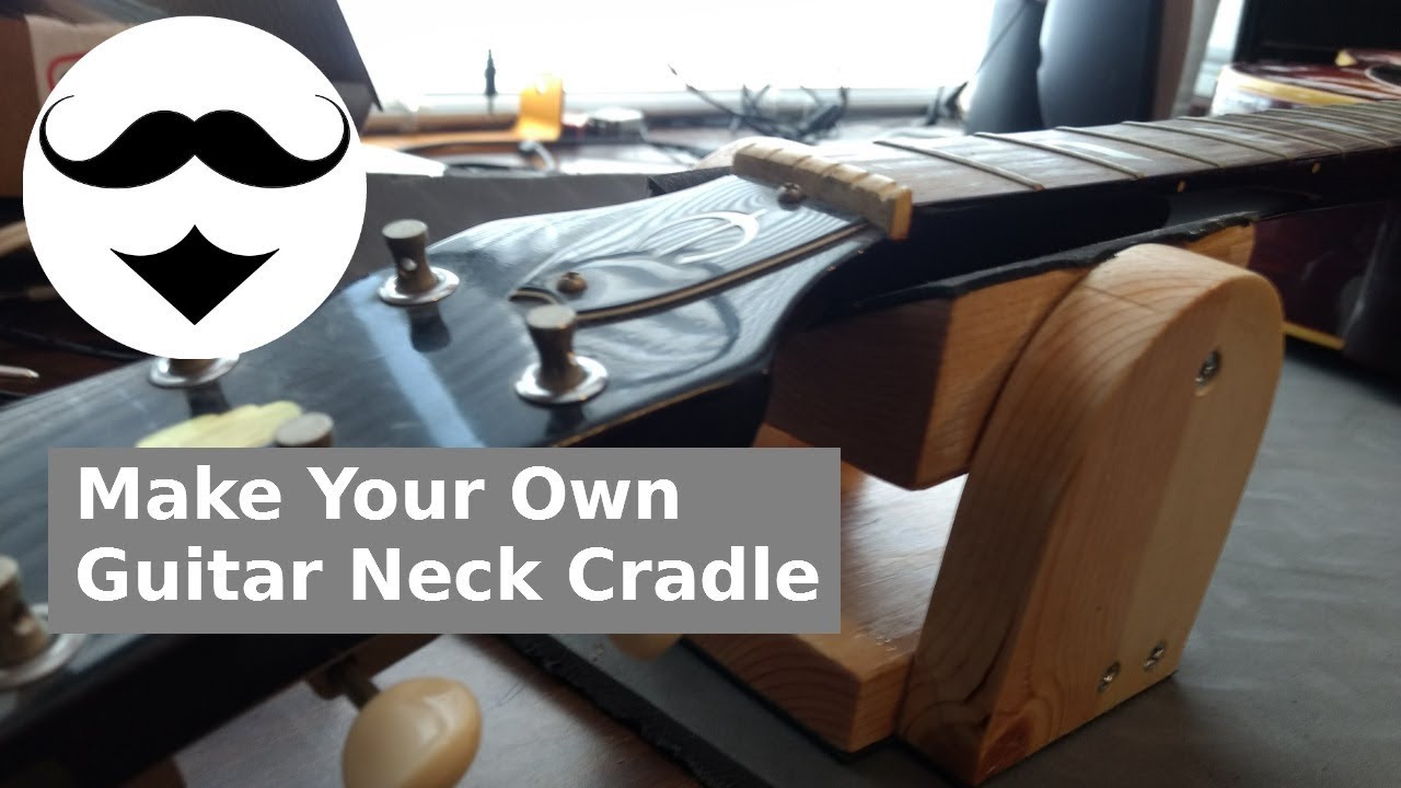 Easy DIY Guitar Neck Cradle