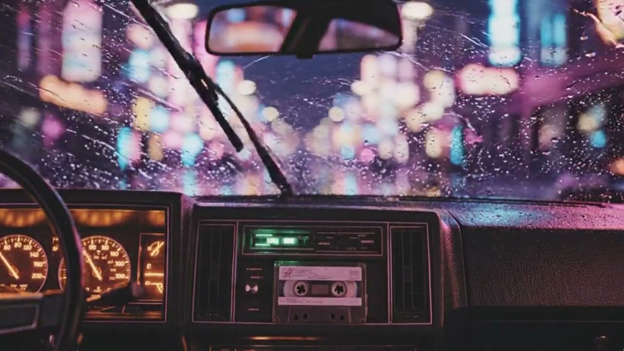 80s Neon Rain Drive Retro 80s  Synth-pop  Instrumental