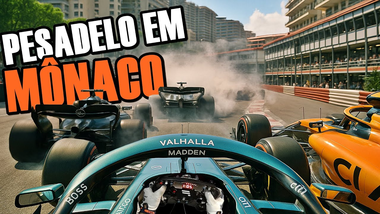 F1 25 MOD - MODO CARREIRA COM A ASTON MARTIM EP 032 -  O PESADELO DE MONACO !!!