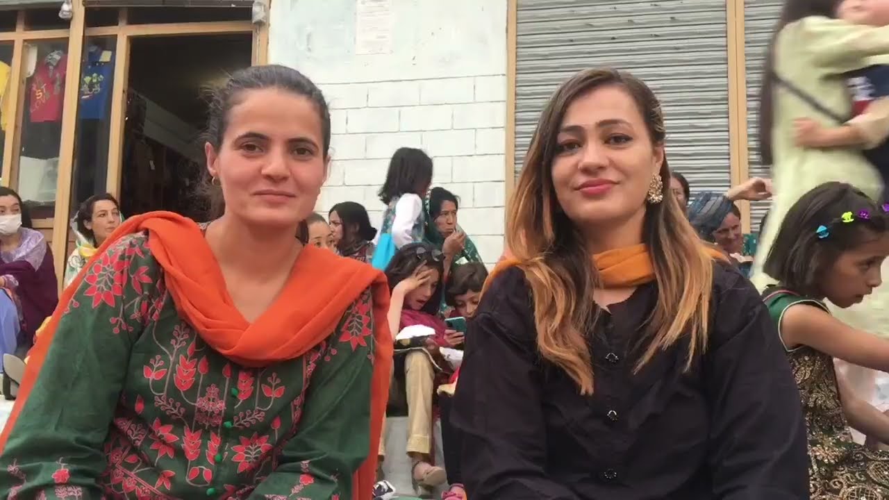 102 year old lady chief guest of program ایک دن بزرگوں کے نام Old citizens of Gulmit enjoyed