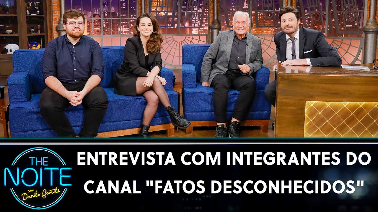 Entrevista com os apresentadores do canal "Fatos Desconhecidos" | The Noite (30/05/22)