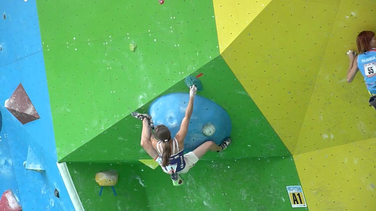 Anna St&ouml;hr Boulder World Championship Semifinal