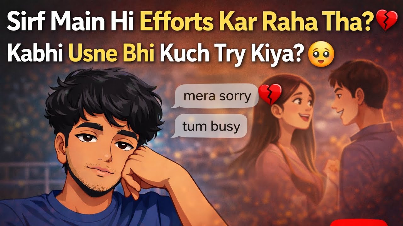 Sirf Main Hi Efforts Kar Raha Tha? 💔 | Crush Ko Kabhi Farak Pada? 🥺