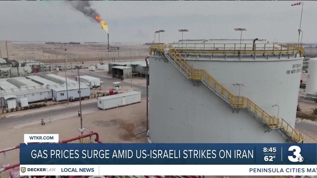 Gas prices surge as Israel, US continue strikes on Iran