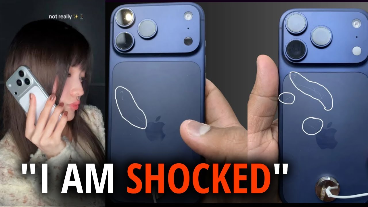 ПОЛОЖЕНИЕ: iPhone 17 легко царапается