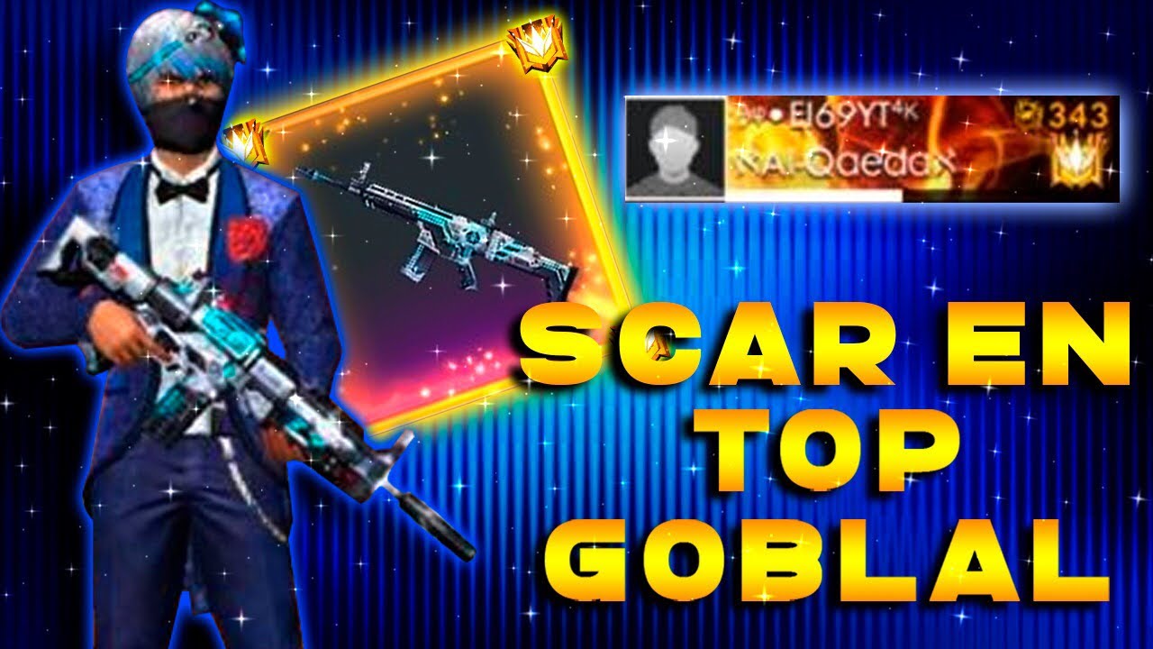 AS&Iacute; JUEGA UN TOP GLOBAL CON LA SCAR EN FREE FIRE